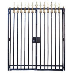 Vintage French Empire style wrought iron gate - Ca 1950.