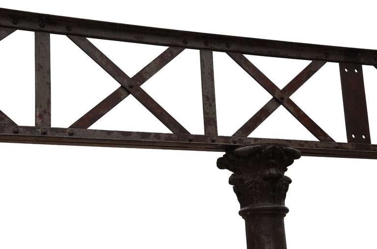 Cast Iron Architectural Elements - Late 19th Century For Sale 1