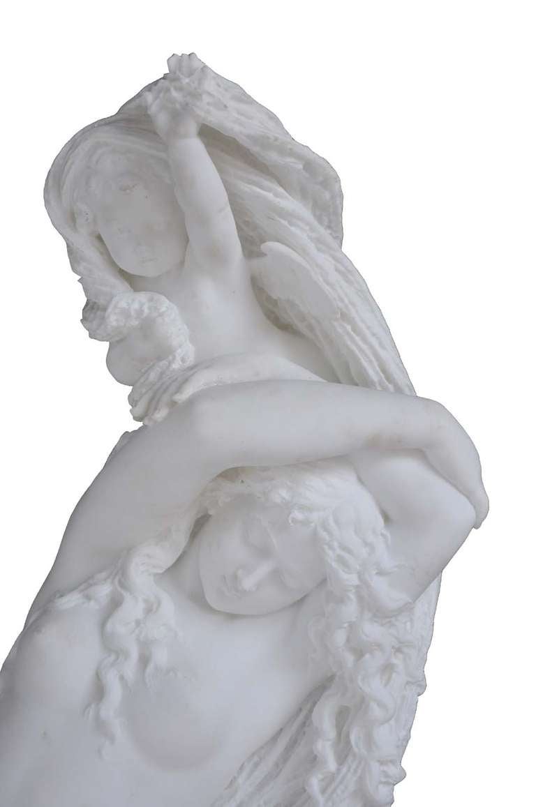 19th Century Awakening, a Water Nymph at Dawn - Edward R. Thaxter (1857-1881)