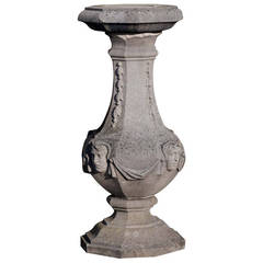 Composite stone pedestal - Ca 1960