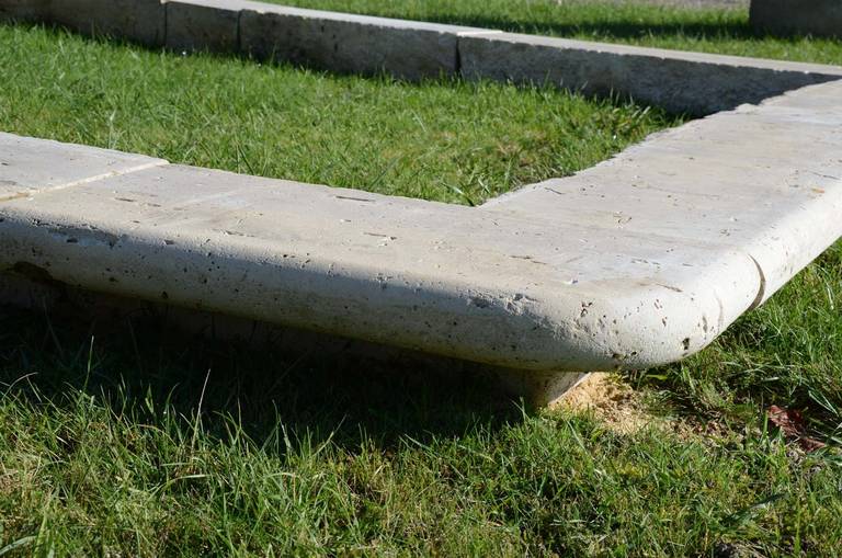 French Louis the 14th Style Stone Basin, 19th Century