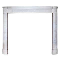 French Louis XVI Period Marble Fireplace - 18th Century