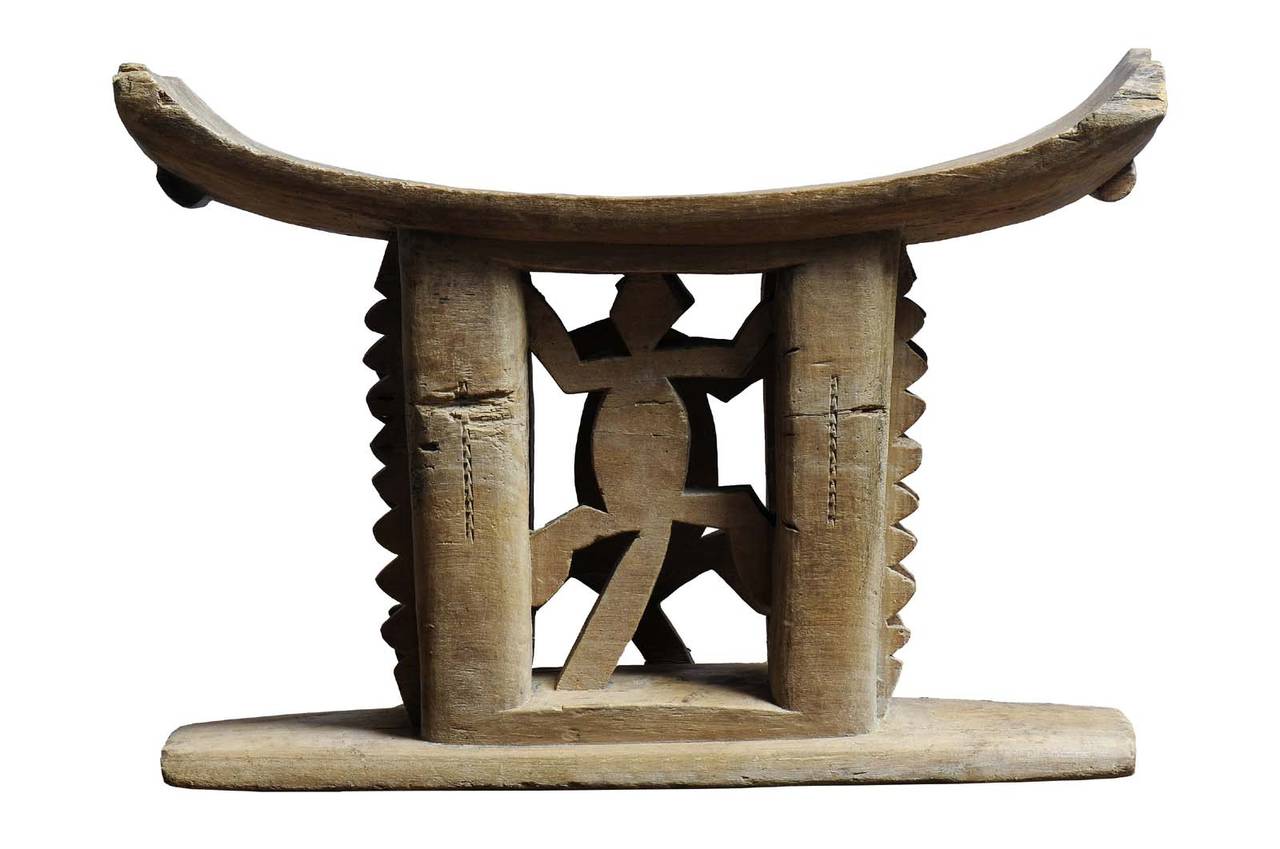 Carved wood chair - GHANA - Ca 1900