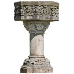 French Gothic Style Stone Font
