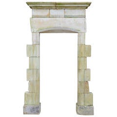 Antique French Louis the 14th Period Stone Doorway, 18th Century