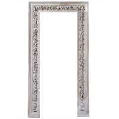Italian Renaissance style stone doorway