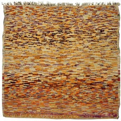 Vintage Boujad Moroccan Saddle Rug
