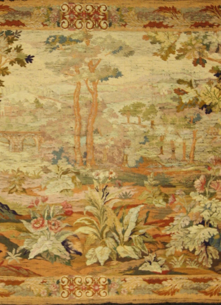 French Antique European Tapestry
