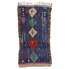 Vintage Moroccan Berber Azilal "Wisdom" Rug