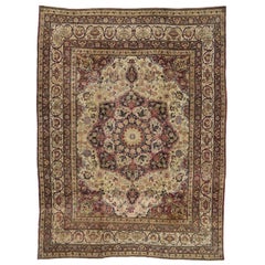 Antiker persischer Kermanshah-Teppich aus dem späten 19