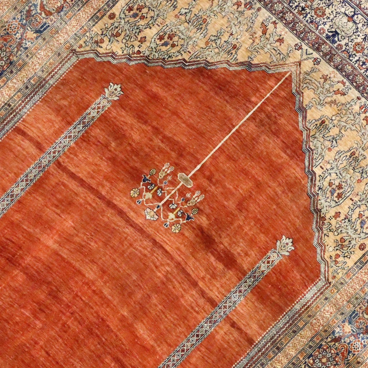 silk prayer mat