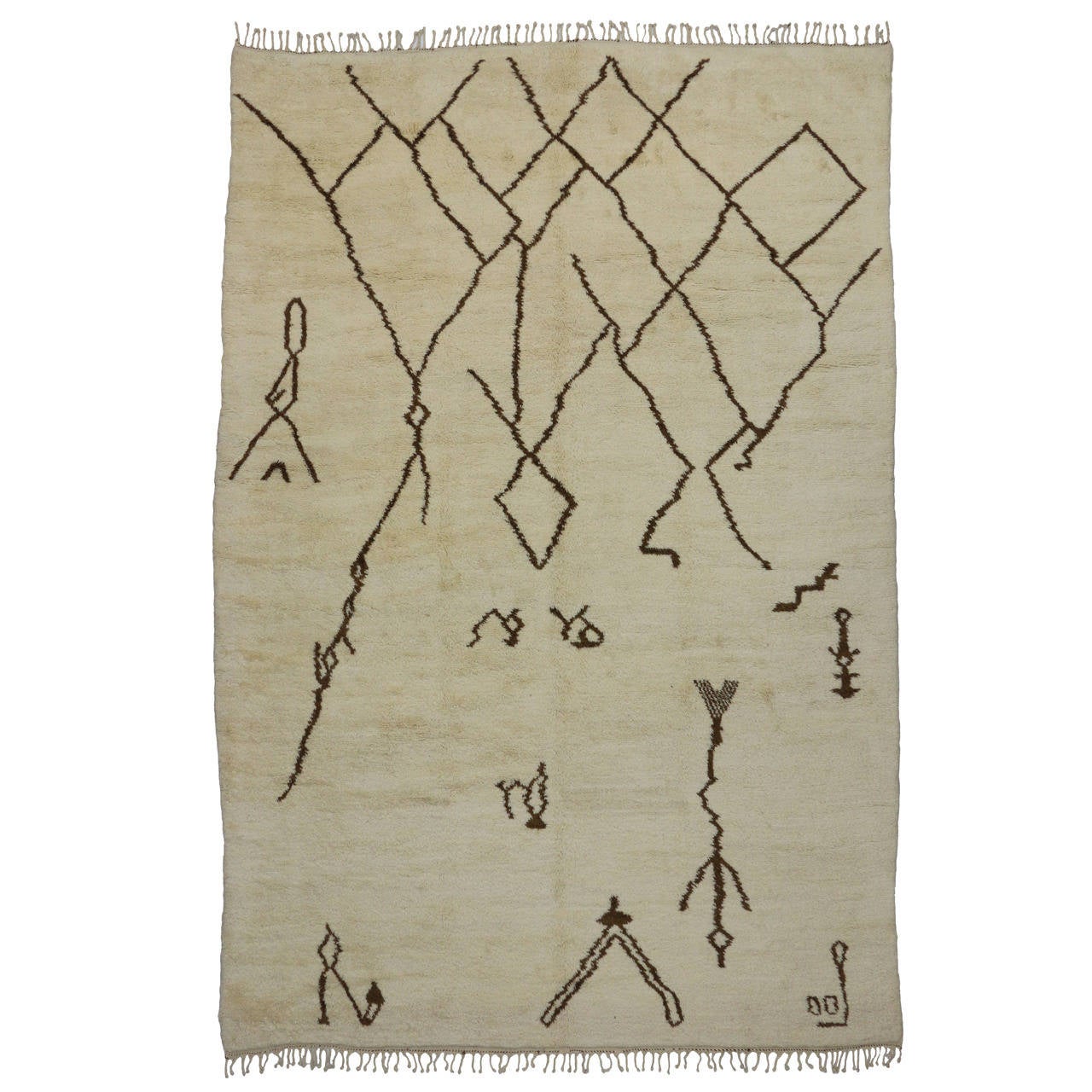 Contemporary Moroccan Area Rug With Tree And Leaves For At 1stdibs Contemporary Moroccan Area Rug With Tribal Design