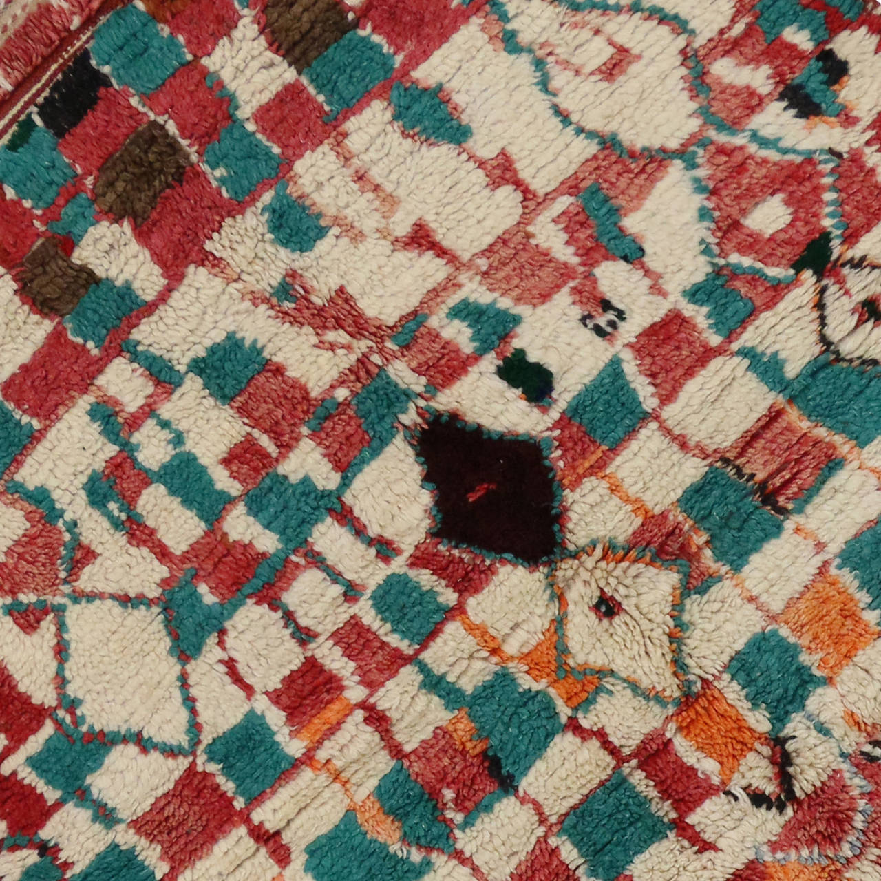 Vintage Berber Moroccan Rug For Sale at 1stdibs