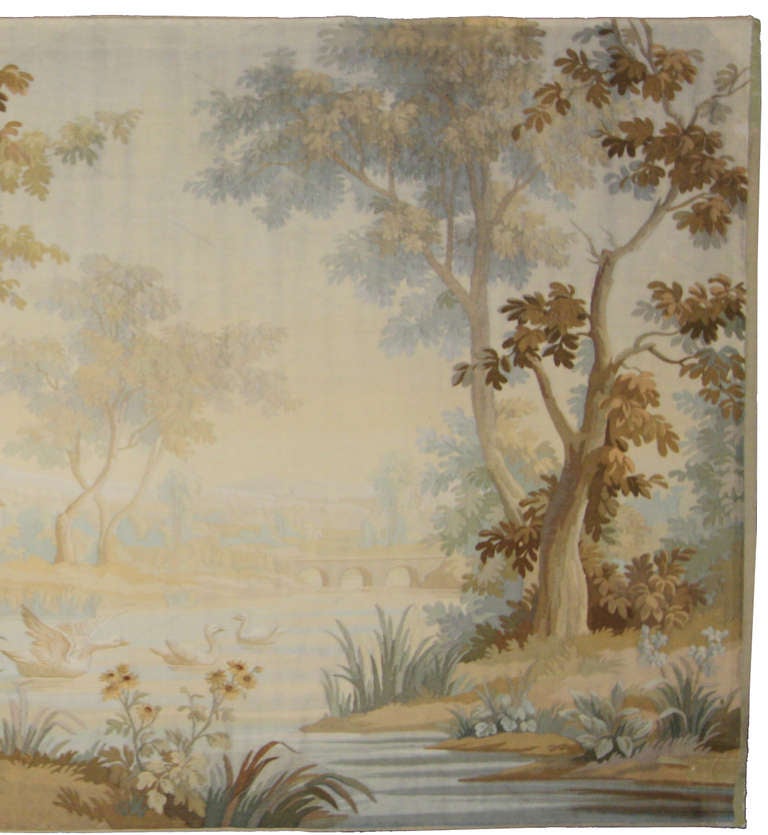 Silk Gobelin Aubusson Wall Hanging Tapestry