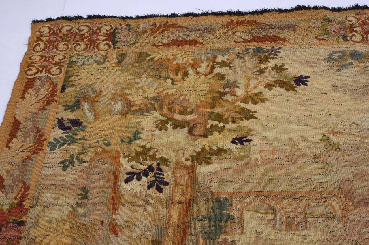 Wool Antique European Tapestry