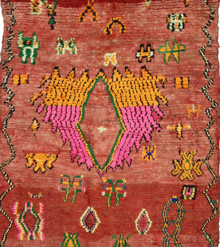Vintage Berber Moroccan Rug