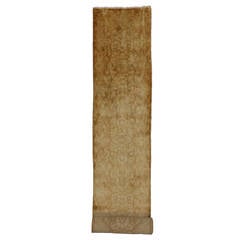 Antique Persian Kerman Runner with Golden Patina