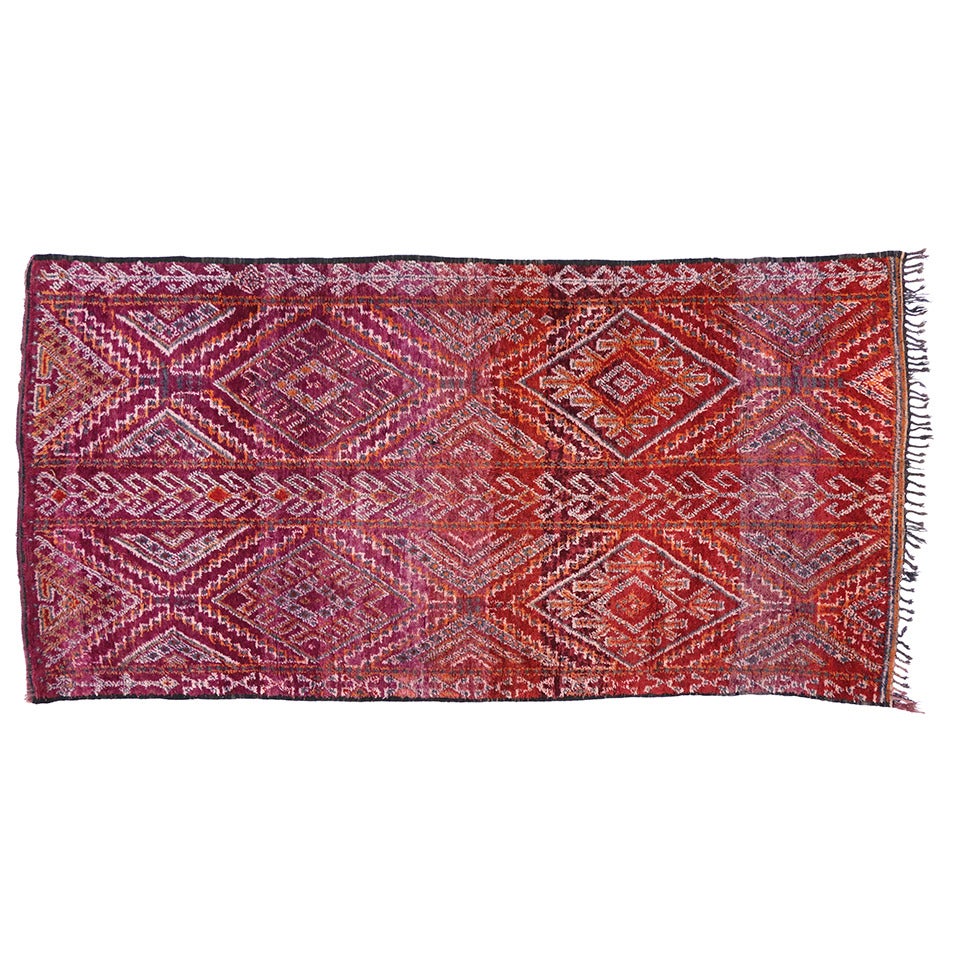 Vintage Moroccan Carpet
