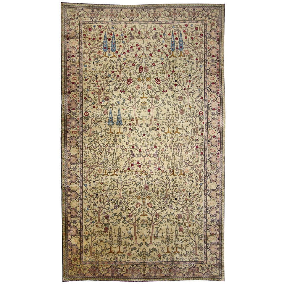 Antique Indian Agra Palace Size Rug with Rococo Regency Style For Sale ...