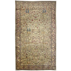 Antique Agra Palace Size Rug with Neoclassic Style