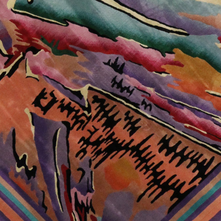 Art Deco Savonnerie Vintage Rug, 09'02