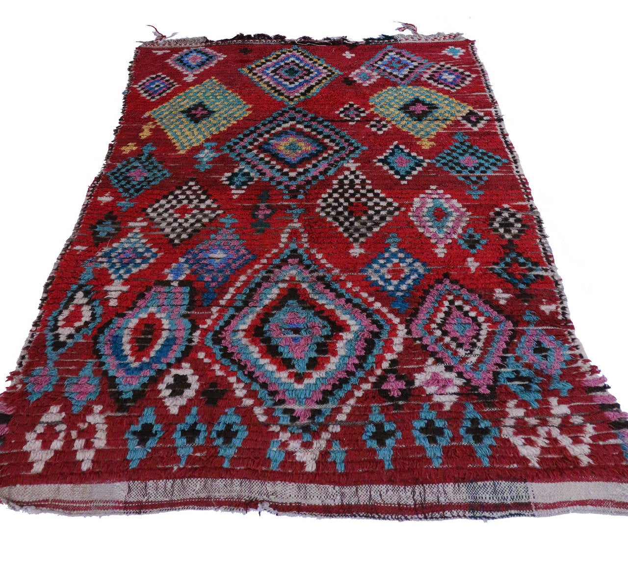 Berber Moroccan Rug with Modern Tribal Design and Boho Chic Style 2