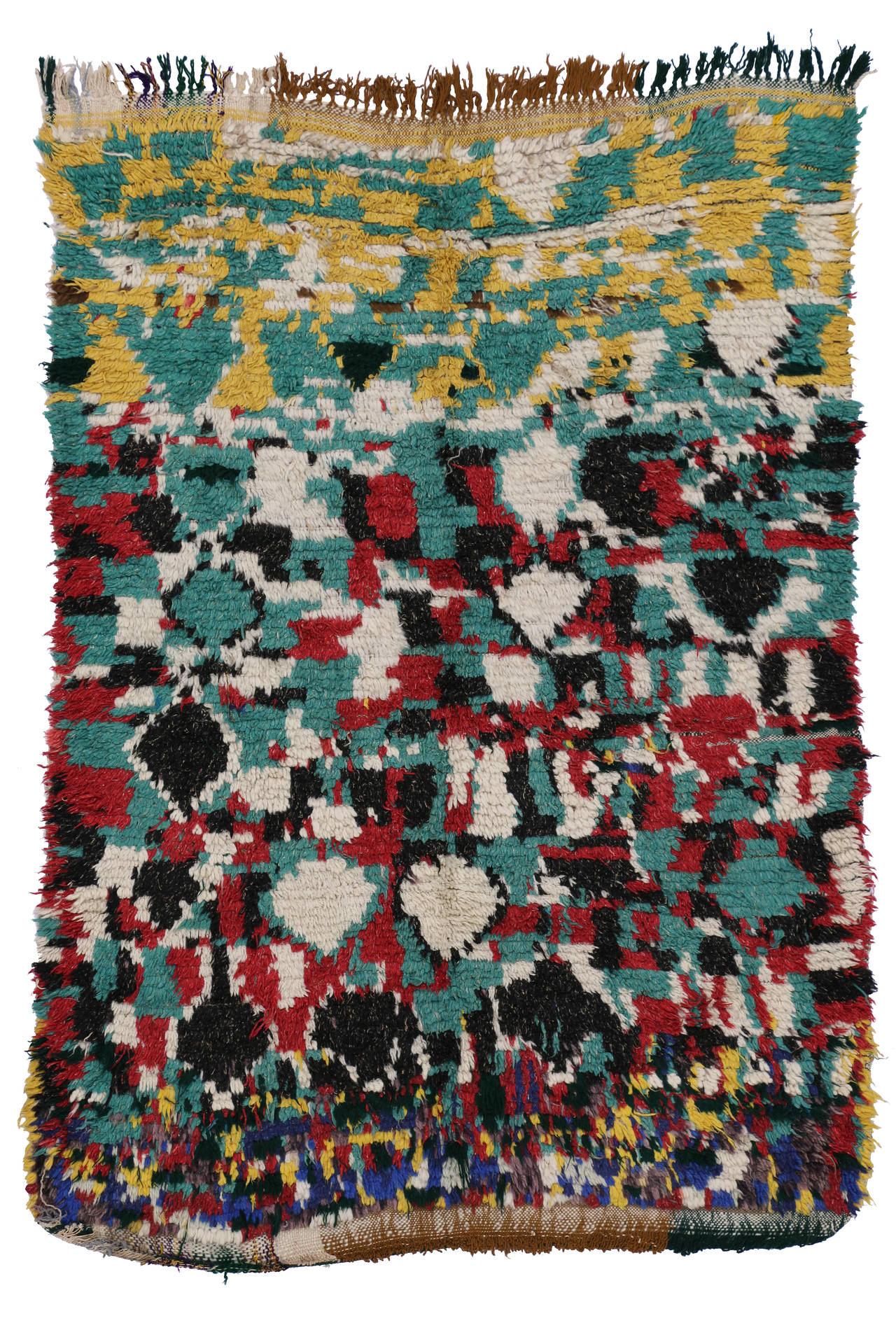 Marokkanischer Berberteppich Azilal mit Contemporary Abstract Style (Wolle) im Angebot
