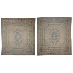 Pair of Antique French Savonneries size 11'  x  12' 3"