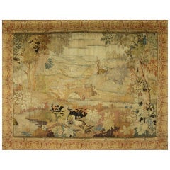 Antique French Tapestry 7' x 9'