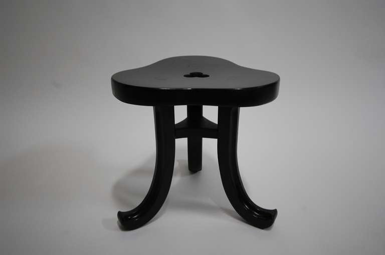 Ebonized Stool