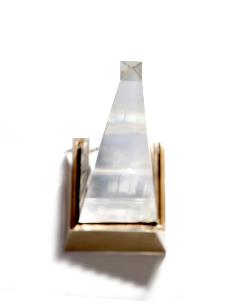 lucite obelisk