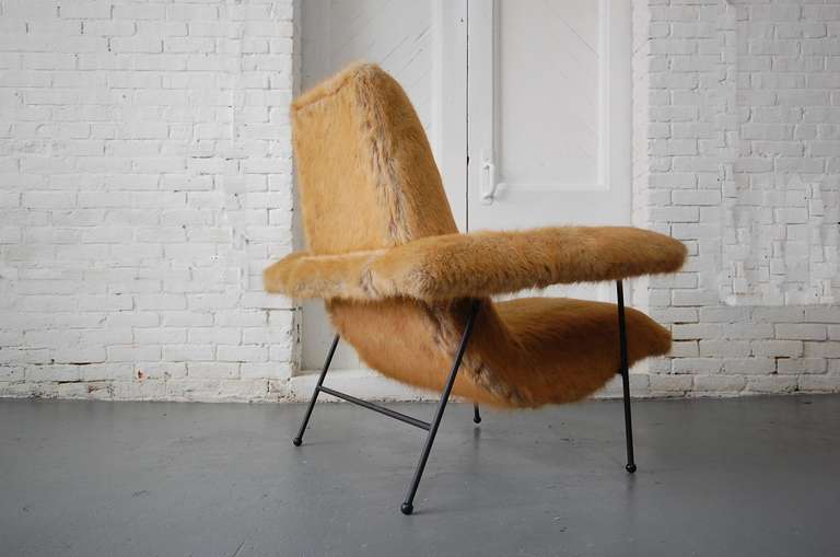 Mid-20th Century Rare Dan Johnson Lounge Chair