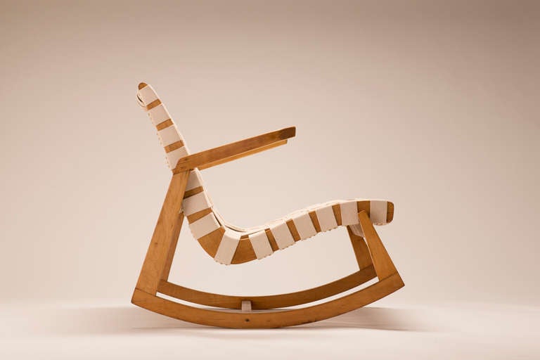 Mid-Century Modern Rare Ralph Rapson for Knoll Rocking Chair