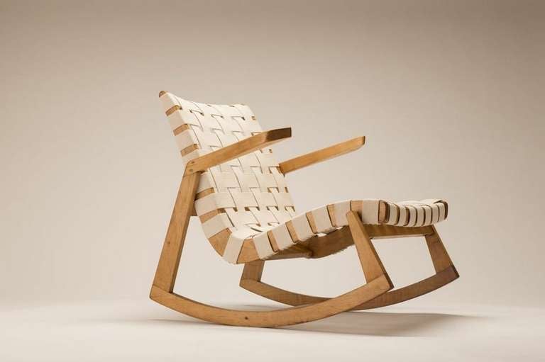 Mid-20th Century Rare Ralph Rapson for Knoll Rocking Chair