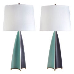 Table lamps By Gerald Thurston for Lightolier Table lamps By Gerald Thurston for Lightolier