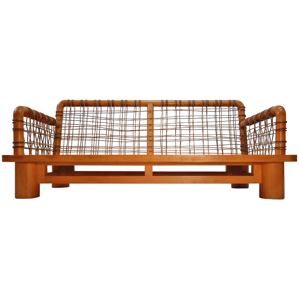 Karl Springer Dowelwood Sofa