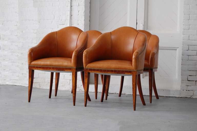 19th Century Set of Four Biedermeier Chairs