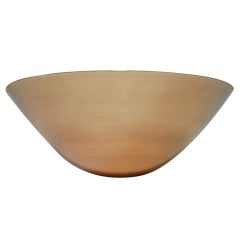 Hand Spun Brass Bowl by Ronald Hayes Pearson
