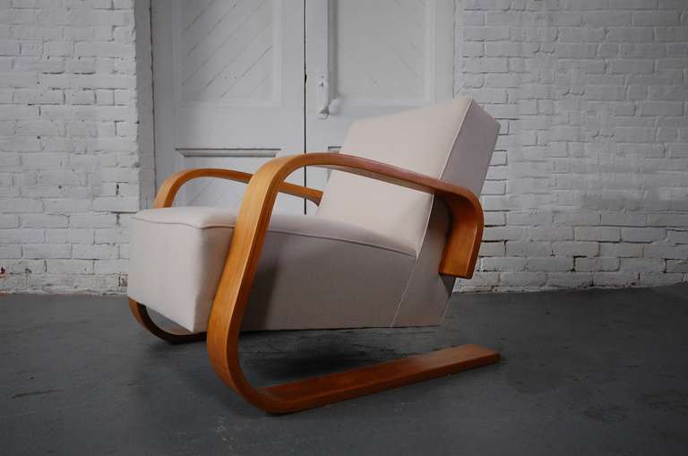 Upholstery Early Alvar Aalto Tank Lounge Chair