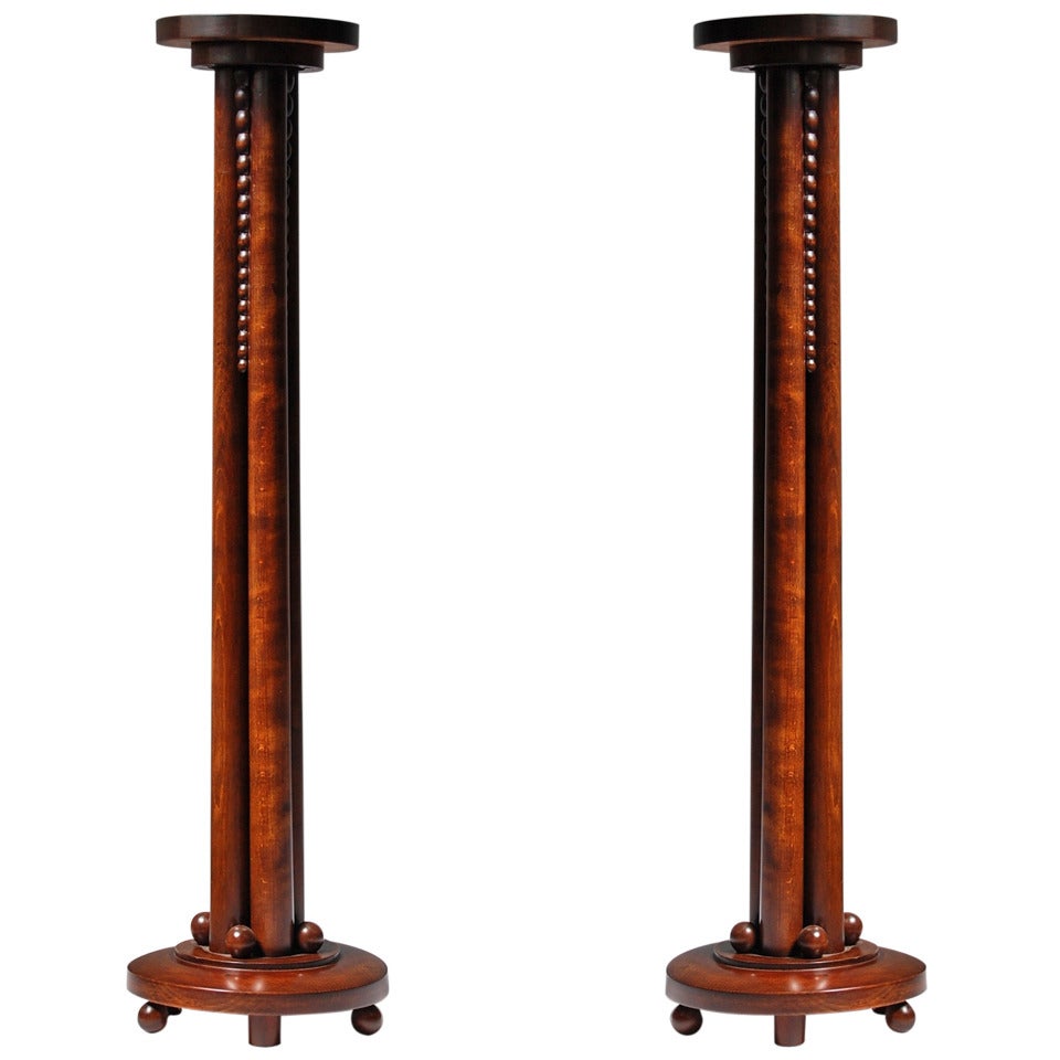 Vienna Secessionist Pedestals by Josef Hoffmann