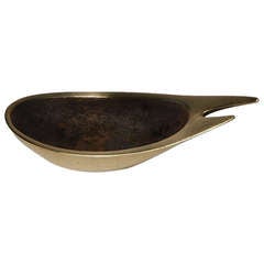 Brass Dish by Carl Aubock