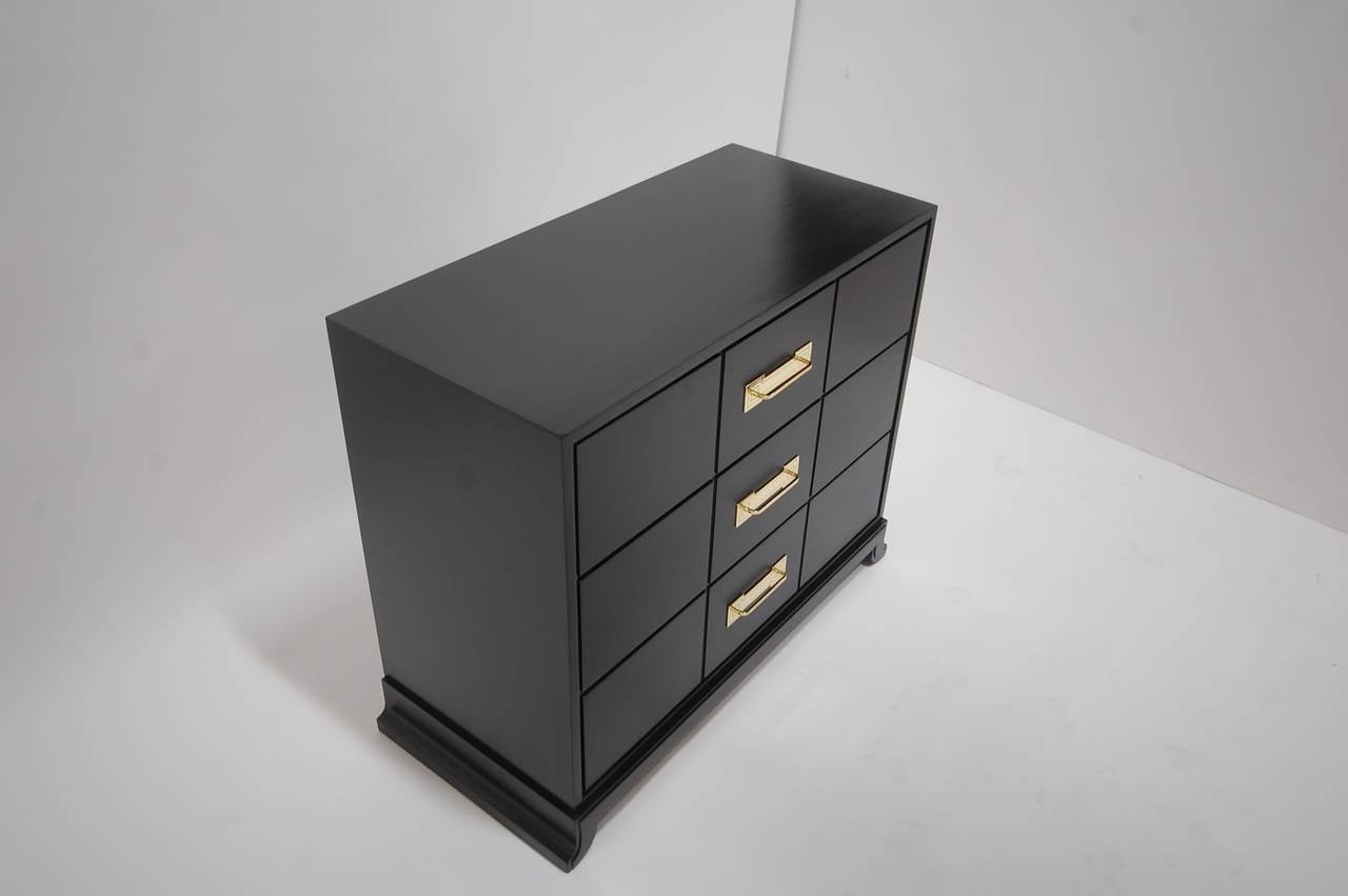 20th Century Ebonized Chest of Drawers by Tommi Parzinger