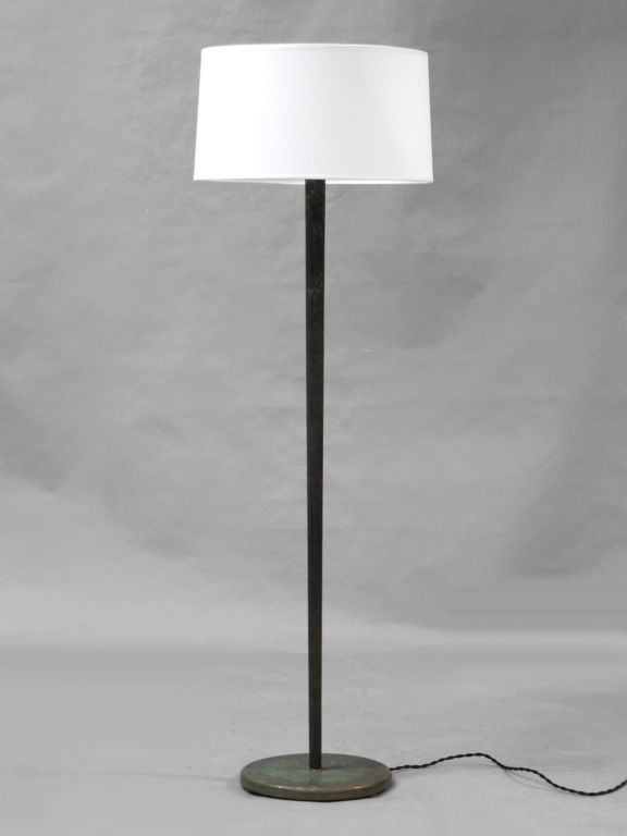 Floor Lamp in Verdigris Finish by Nessen Studios