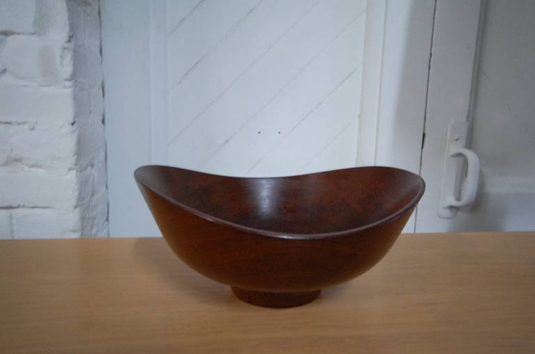 Scandinavian Modern Large Teak Bowl by Finn Juhl