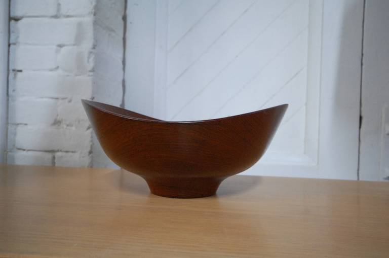 Danish Large Teak Bowl by Finn Juhl