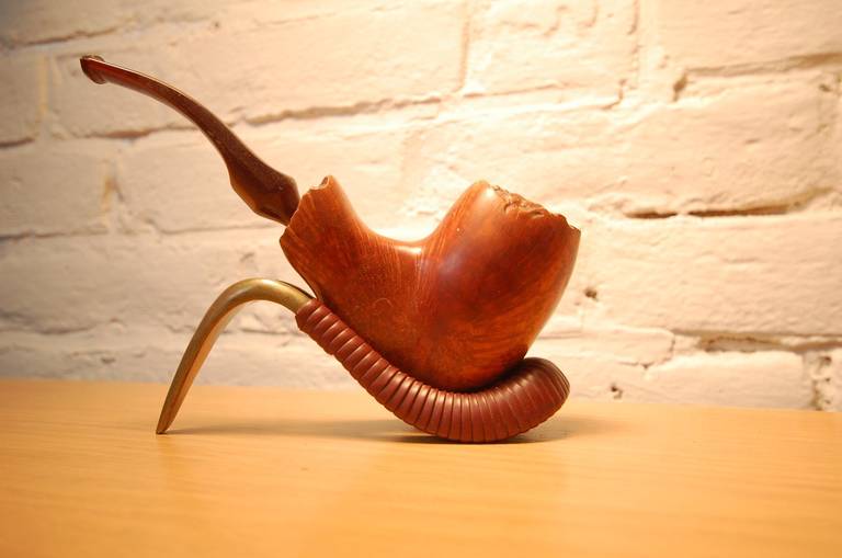 Mid-Century Modern Pipe Rest by Carl Aubock