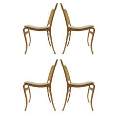 Set of Four Bruno Mathsson "Kerstin" Dining Chairs