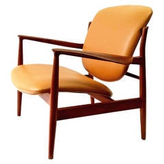 Finn Juhl FD136 Easy Chair from Denmark