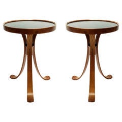 Pair of Dunbar Snack Tables