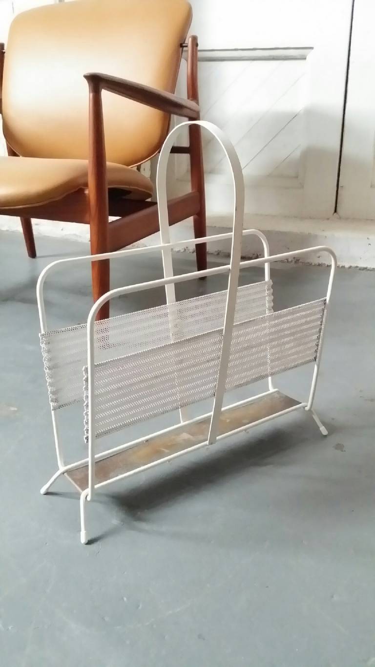 French Magazine Rack from France by Mathieu Matégot